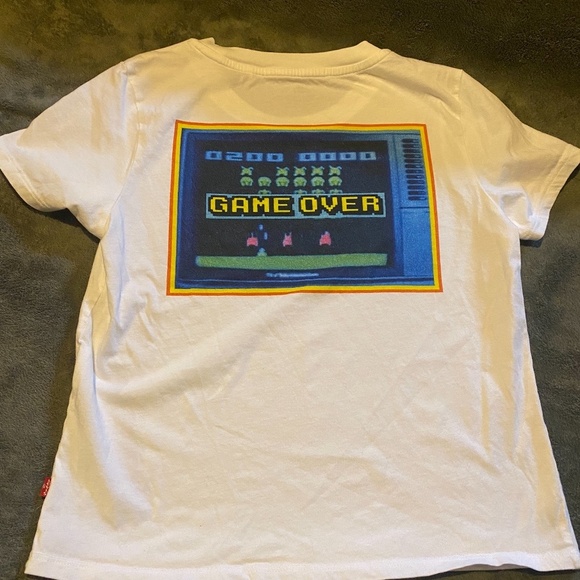 Levi's Woman's Short Tee - Game Over - Picture 2 of 4